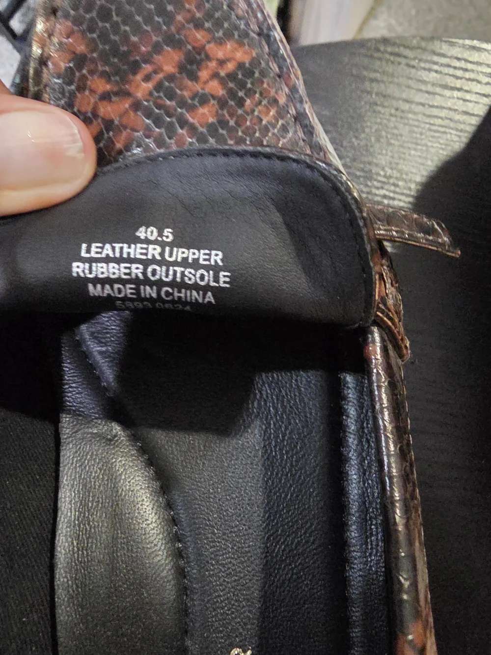 NWOT Kurt Geiger Mayfair Platform Womens Brown Snake-Embossed Leather Loafers